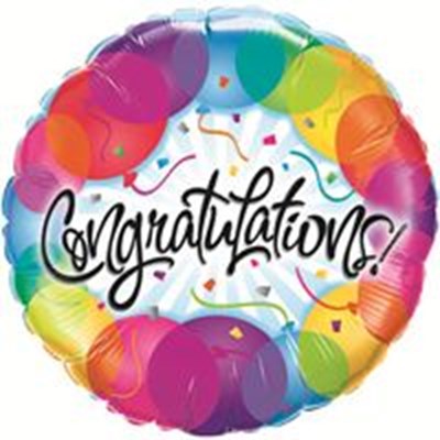 Buy & Send Congratulations 18 inch Foil Balloon